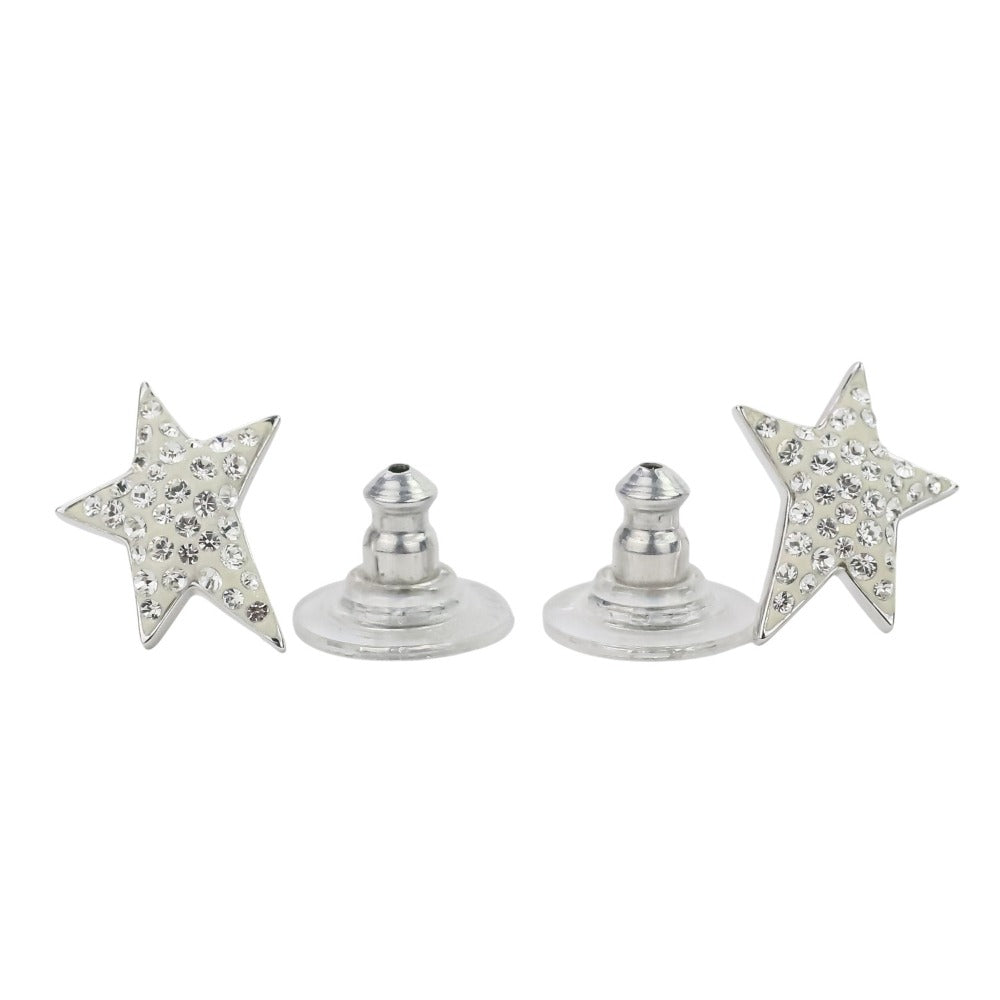 スワロフスキー フリッカー スター ネックレス ピアス セット