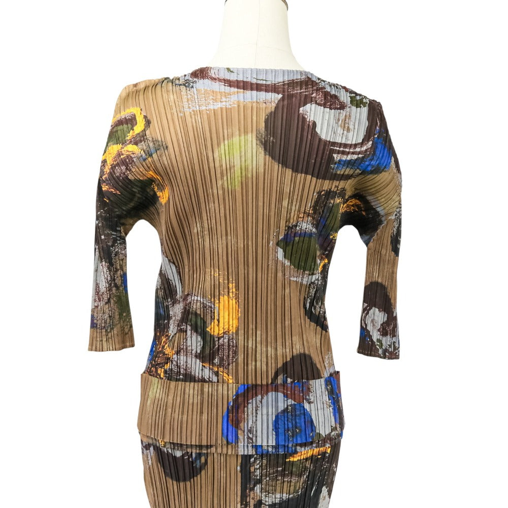 PLEATS PLEASE ロング ドレス 2way トップ ショール セット