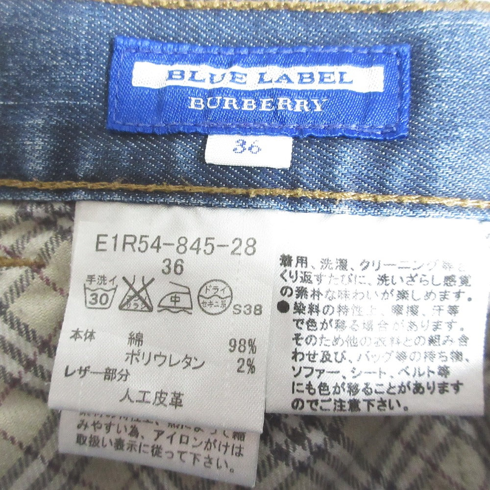 バーバリー ブルー レーベル デニム パンツ