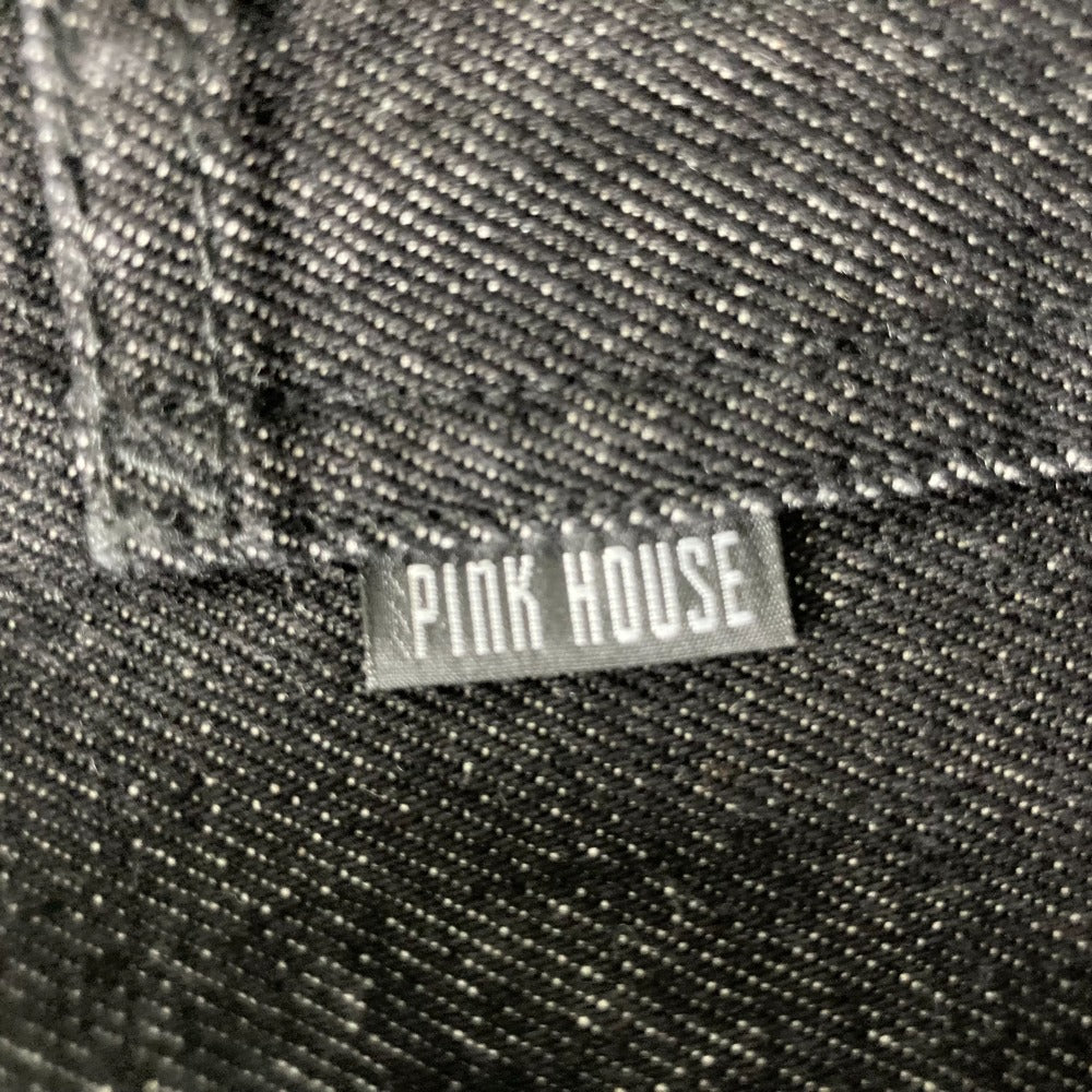 PINK HOUSE ギンガム パッチワーク デニム パンツ
