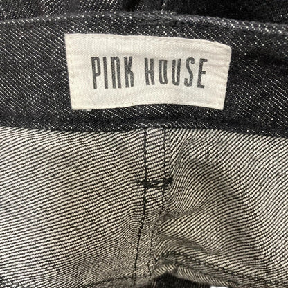 PINK HOUSE ギンガム パッチワーク デニム パンツ