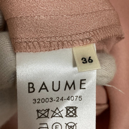 BAUME レース トリム トリアセテート ロング ドレス