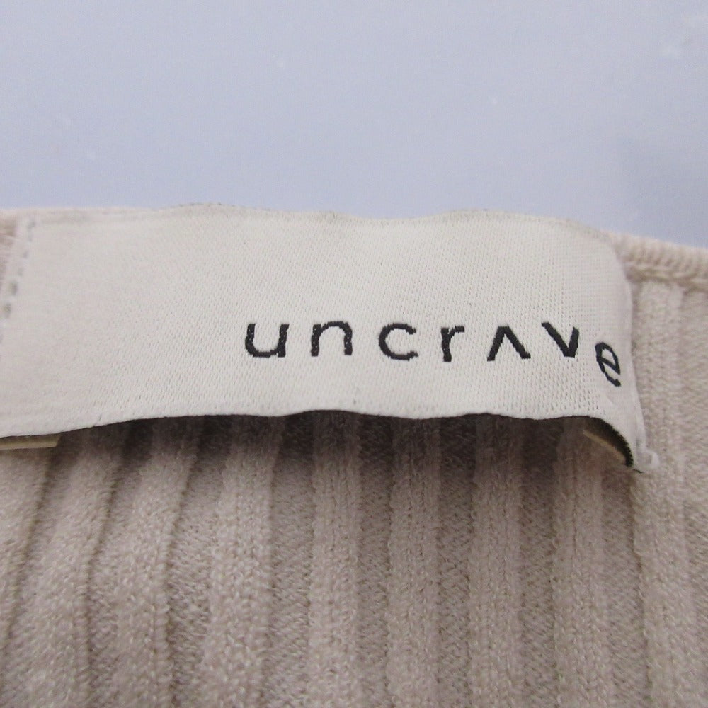 uncrave リブ ニット 長袖 トップス