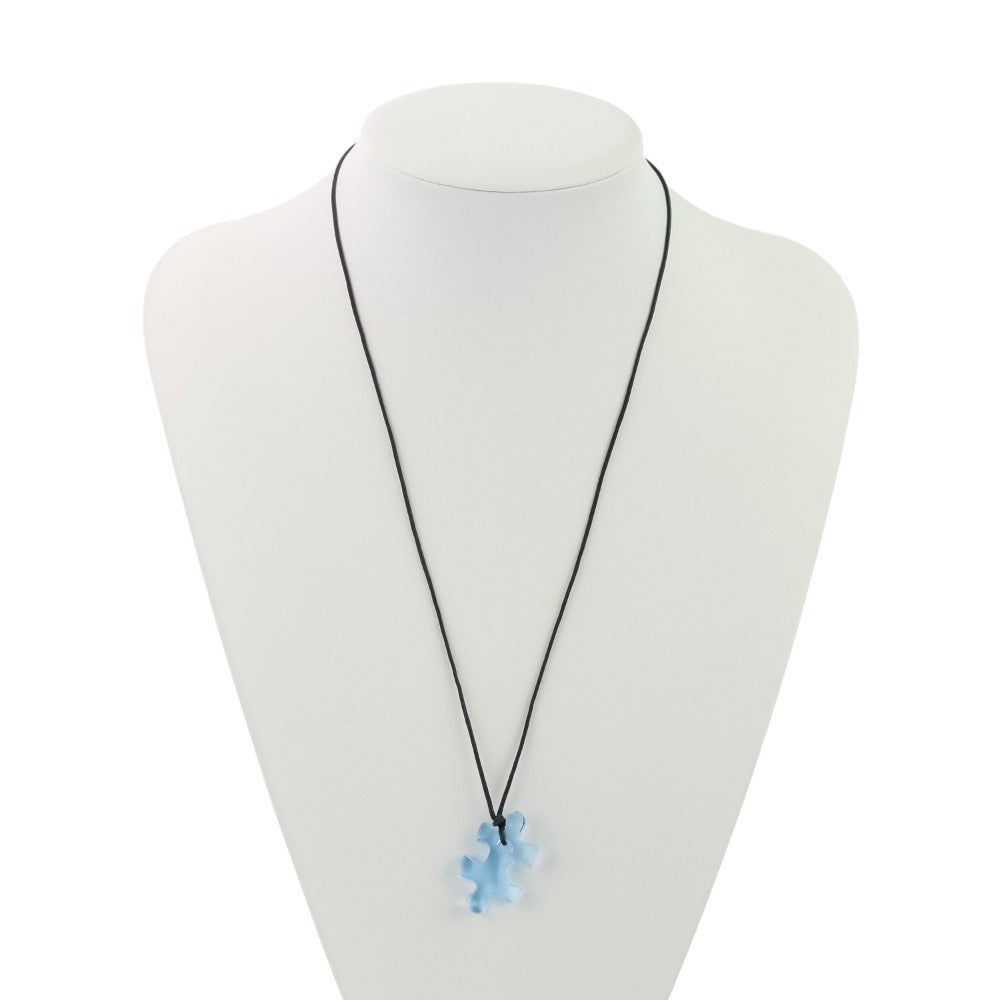 スワロフスキー パズル ピース クリスタル ネックレス