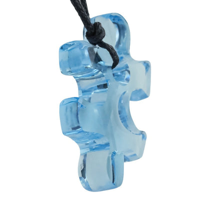 スワロフスキー パズル ピース クリスタル ネックレス