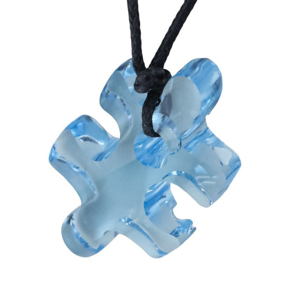 スワロフスキー パズル ピース クリスタル ネックレス