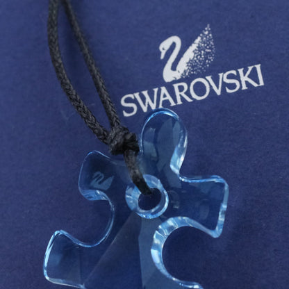スワロフスキー パズル ピース クリスタル ネックレス