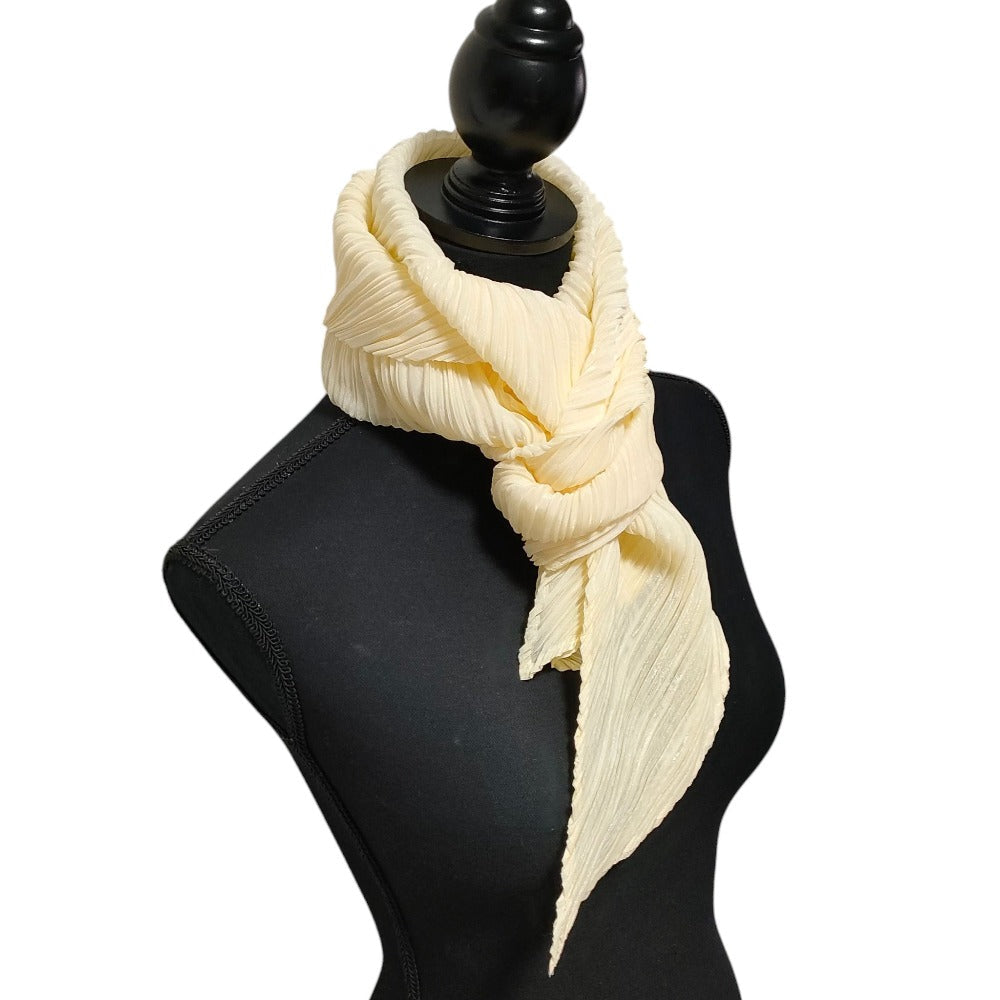 プリーツ プリーズ イッセイ ミヤケ スカーフ