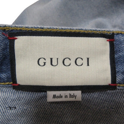 グッチ ロゴパッチ デニムパンツ