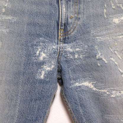 グッチ ロゴパッチ デニムパンツ