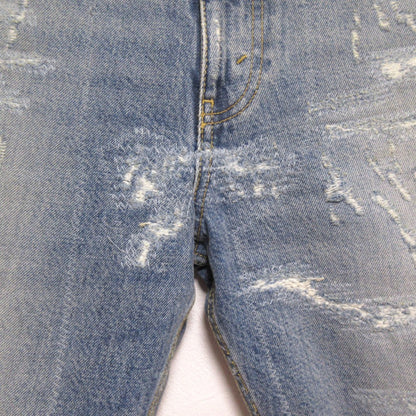 グッチ ロゴパッチ デニムパンツ