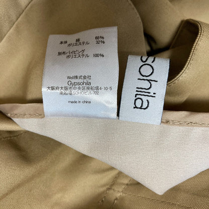 ジプソフィア トレンチコート