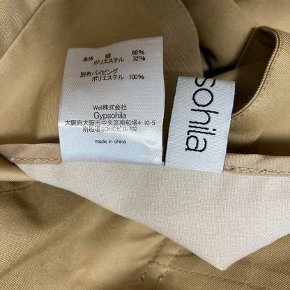 ジプソフィア トレンチコート