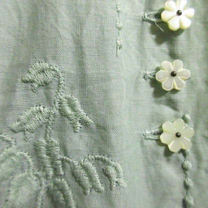 インゲボルグ スズラン 刺繍 ロング ドレス