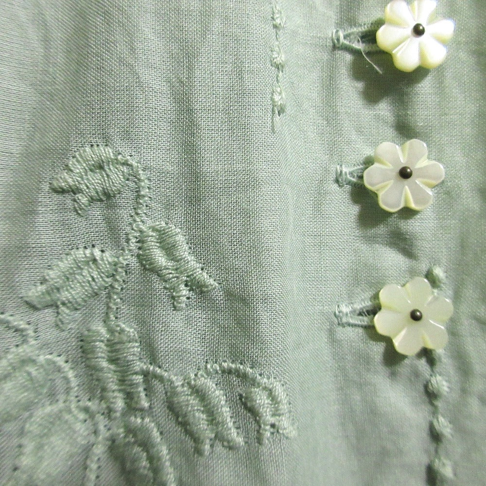 インゲボルグ スズラン 刺繍 ロング ドレス