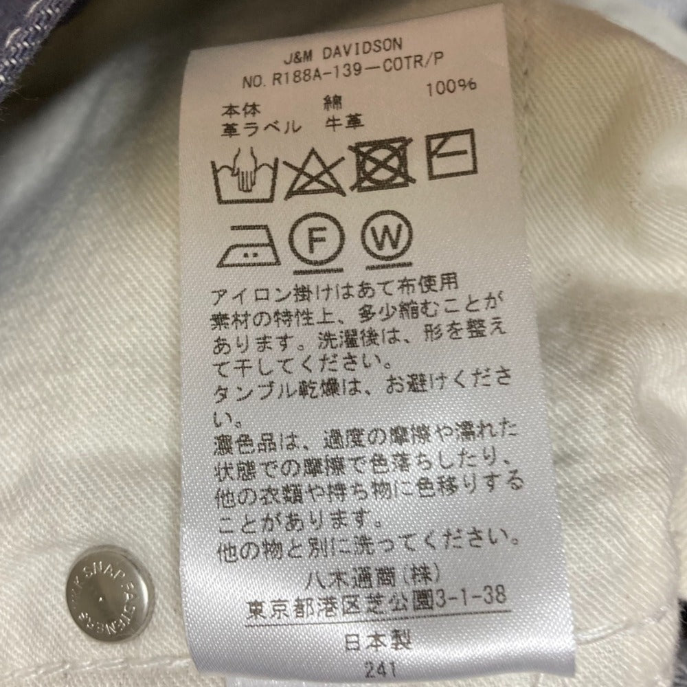 J&M デヴィッドソン ワイド デニム パンツ