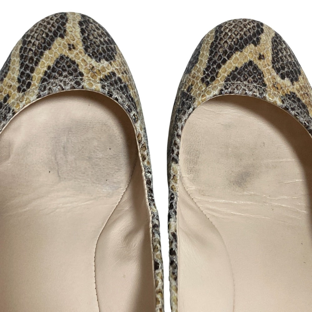 コールハーン SADIE WEDGE スネーク ウェッジソール パンプス