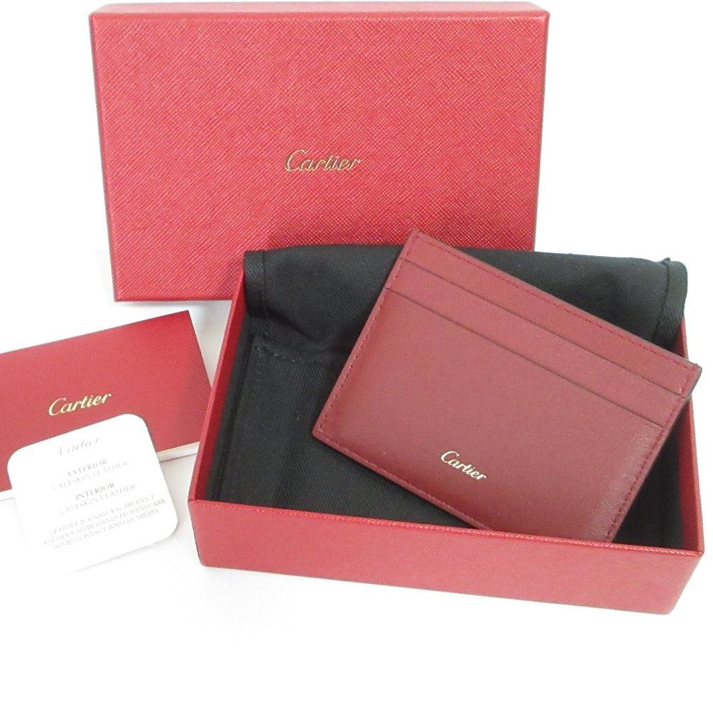 カルティエ パンテール カーフスキン カードケース