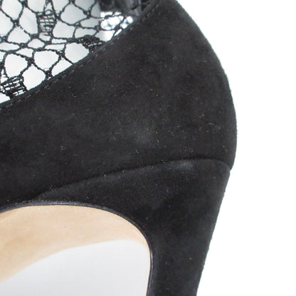 ジミー チュウ LEANNE 100 レース スエード パンプス