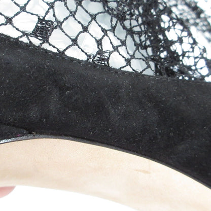 ジミー チュウ LEANNE 100 レース スエード パンプス