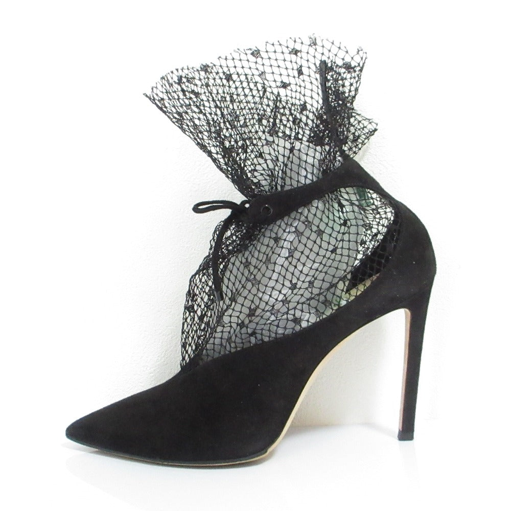 ジミー チュウ LEANNE 100 レース スエード パンプス