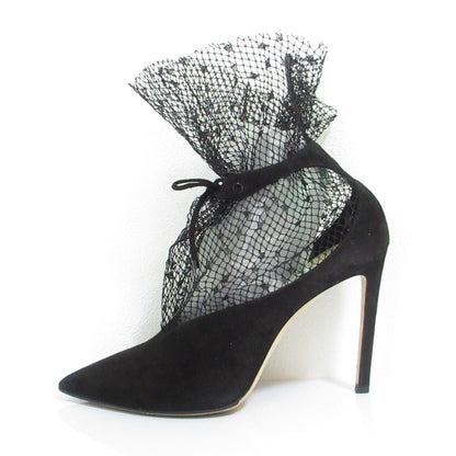 ジミー チュウ LEANNE 100 レース スエード パンプス