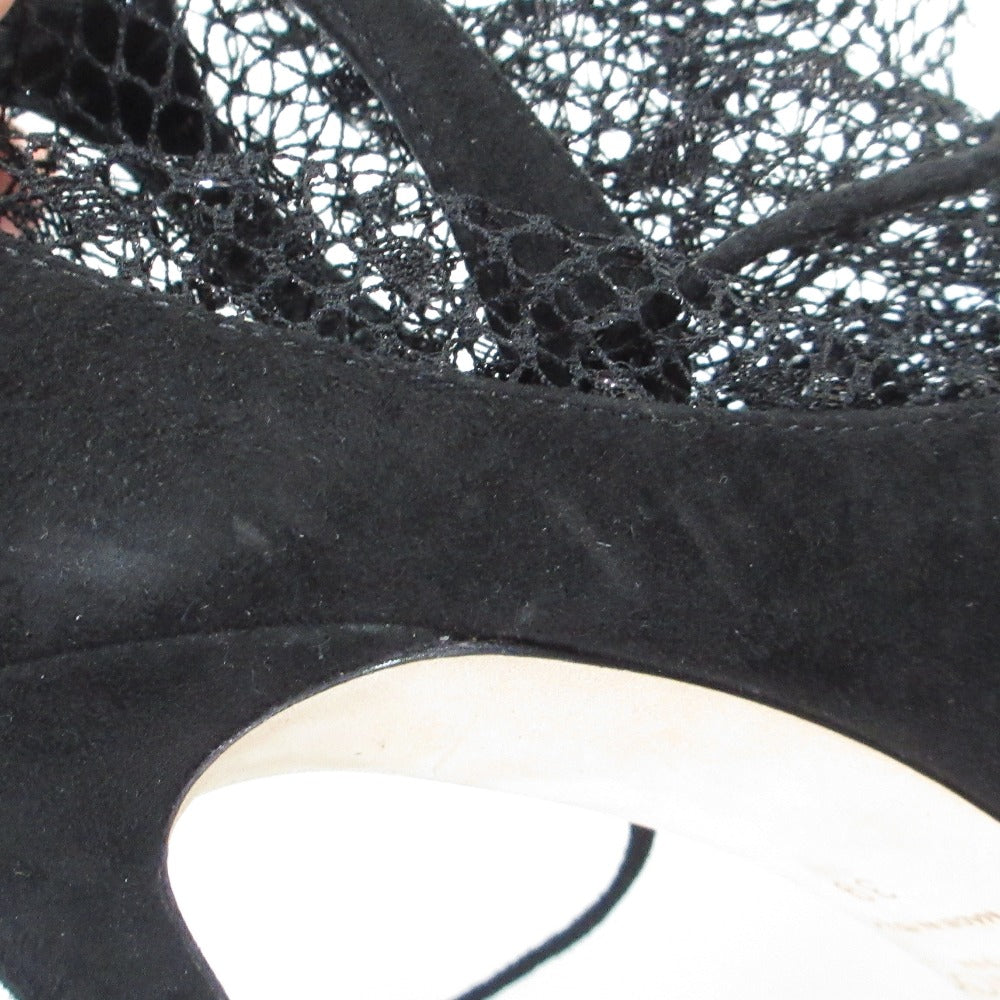 ジミー チュウ LEANNE 100 レース スエード パンプス