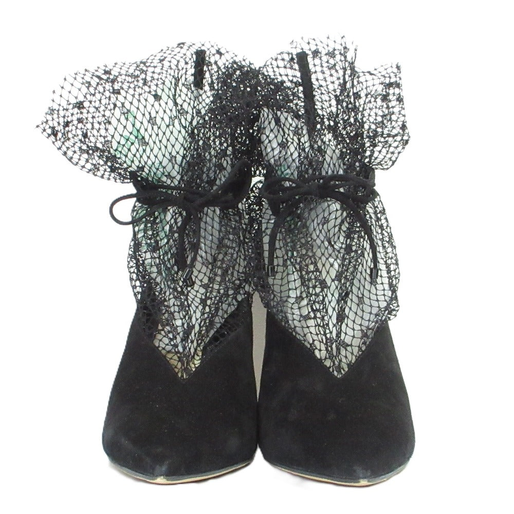 ジミー チュウ LEANNE 100 レース スエード パンプス