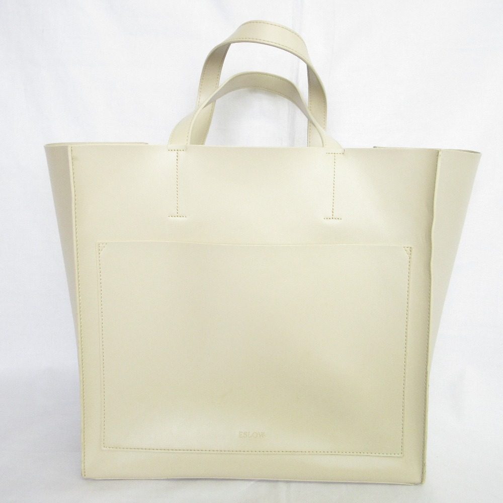 エスロー SQUARE POCKETトートバッグ