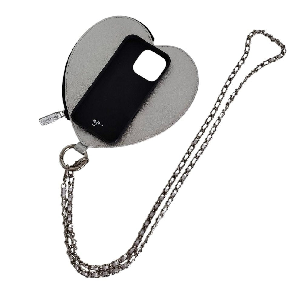 エジュー dress HEART case shoulder スマホケース