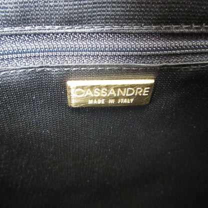 CASSANDRE イントレチャート レザー ハンドバッグ