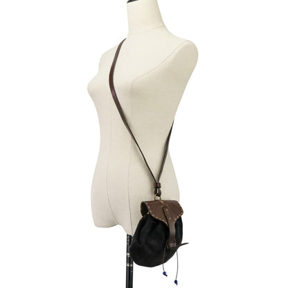 HENRY BEGUELIN レザー スエード 2WAY ショルダー バッグ