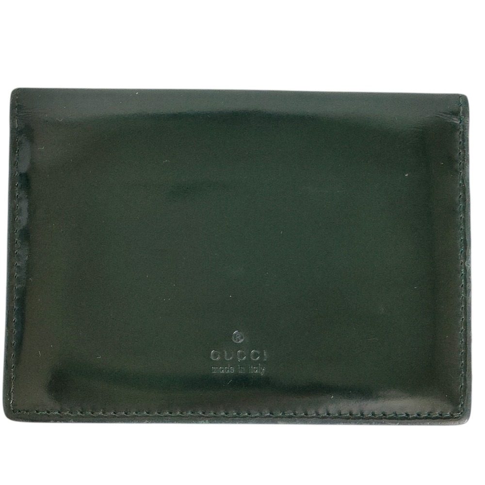 グッチ エナメルパスケース