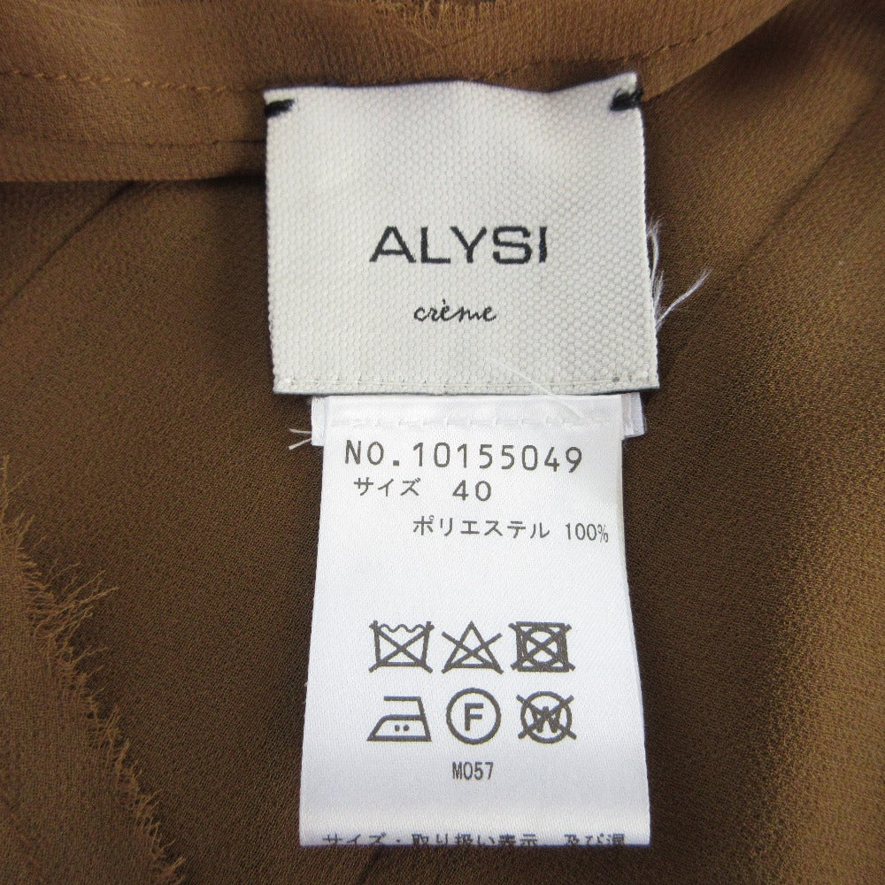 Alysi シアー フレア ドレス