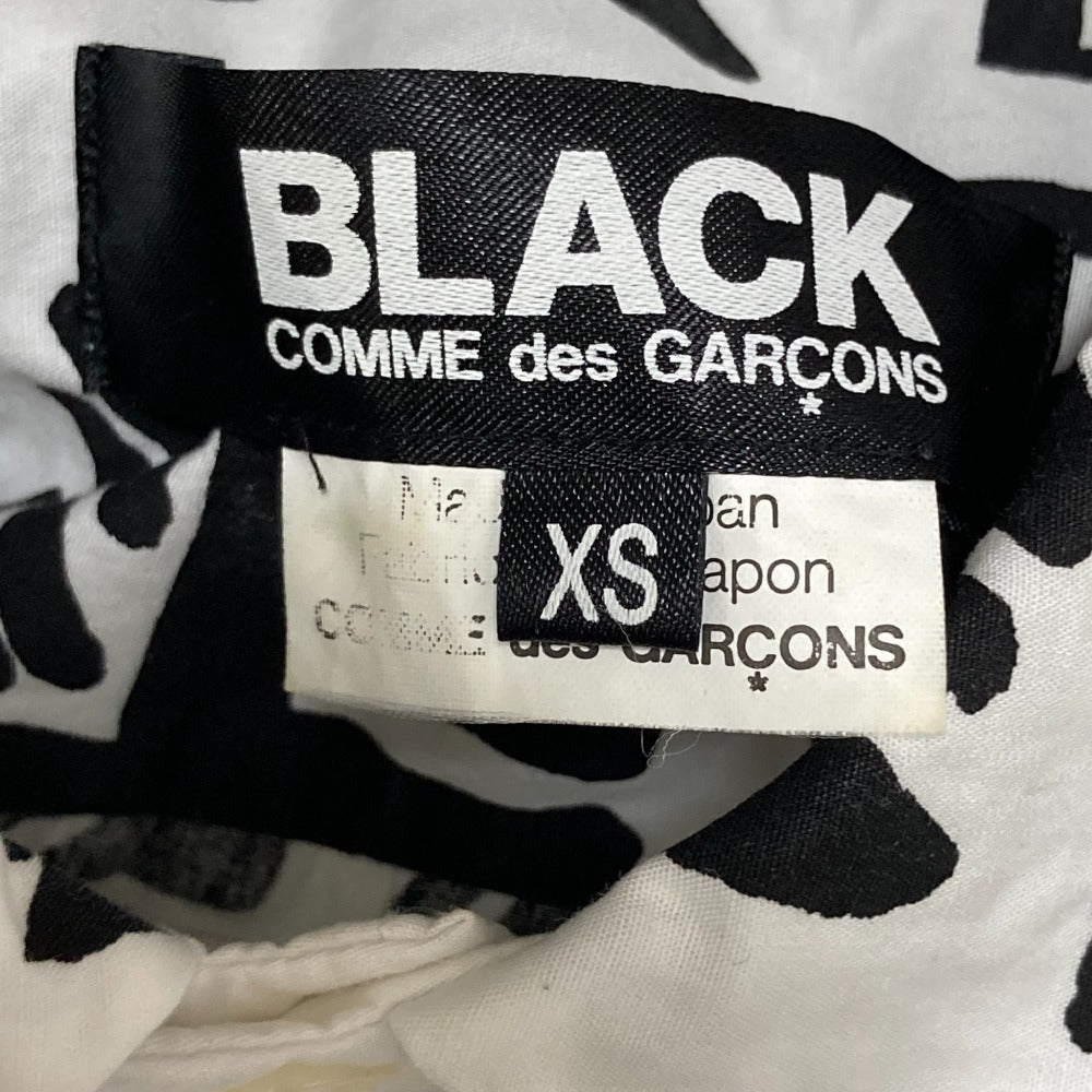 ブラックコムデギャルソン ユニオンジャック コットン シャツ