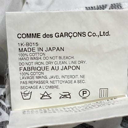 ブラックコムデギャルソン ユニオンジャック コットン シャツ