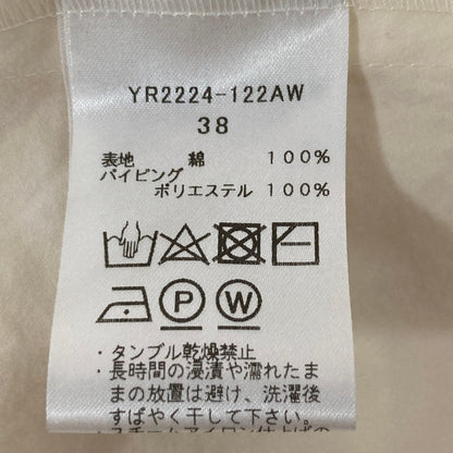 ヨリ パフスリーブハーフジップワンピース