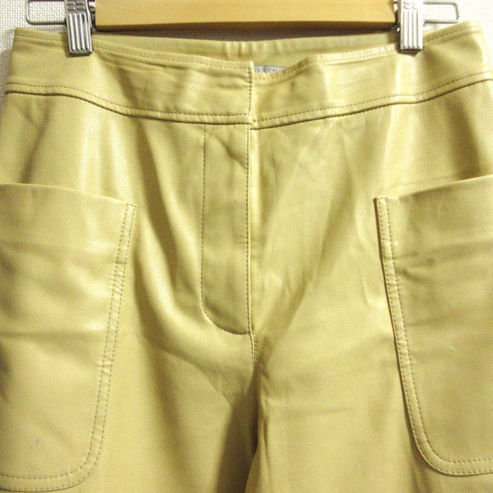 ステラマッカートニー エコ レザー ワイド パンツ