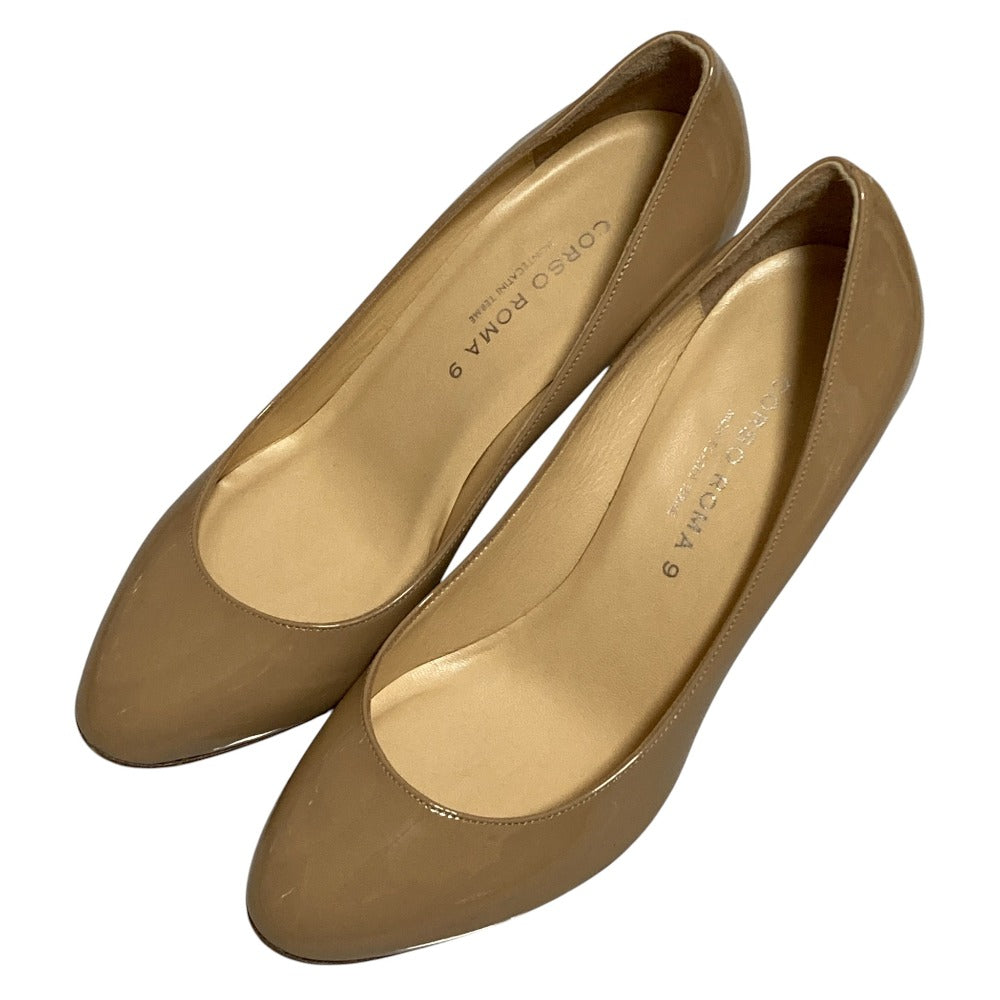 CORSO ROMA 9 パテント パンプス