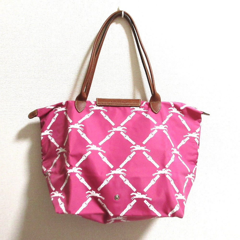 ロンシャン ル プリアージュ ロゴ トート バッグ