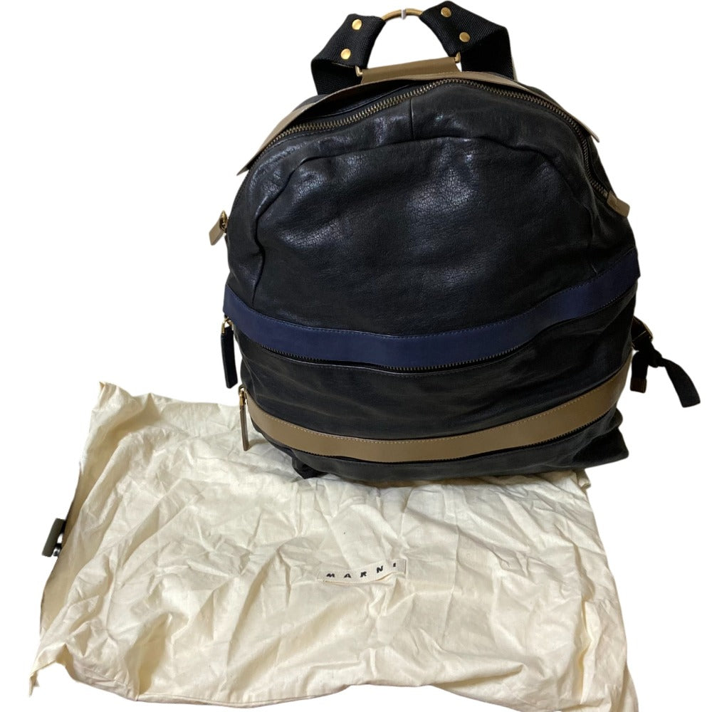 マルニ レザー バックパック