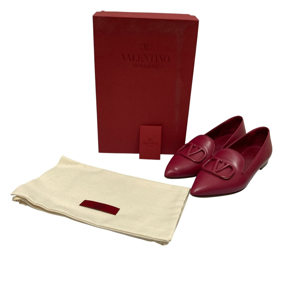 ヴァレンティノ ガラヴァーニ V ロゴ スリッポン パンプス
