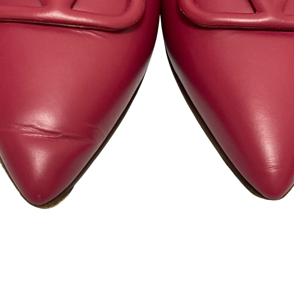 ヴァレンティノ ガラヴァーニ V ロゴ スリッポン パンプス