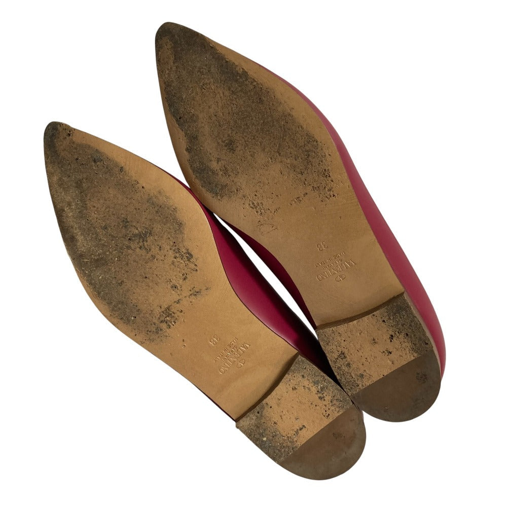 ヴァレンティノ ガラヴァーニ V ロゴ スリッポン パンプス