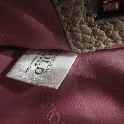 COCOCELUX GOLD 2way レザー ハンドバッグ