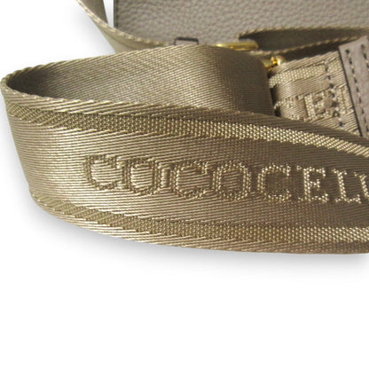 COCOCELUX GOLD 2way レザー ハンドバッグ