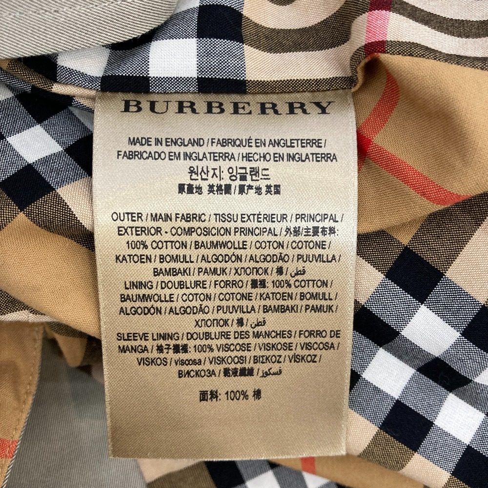 バーバリー THE CAMDEN ウールブレンドコート