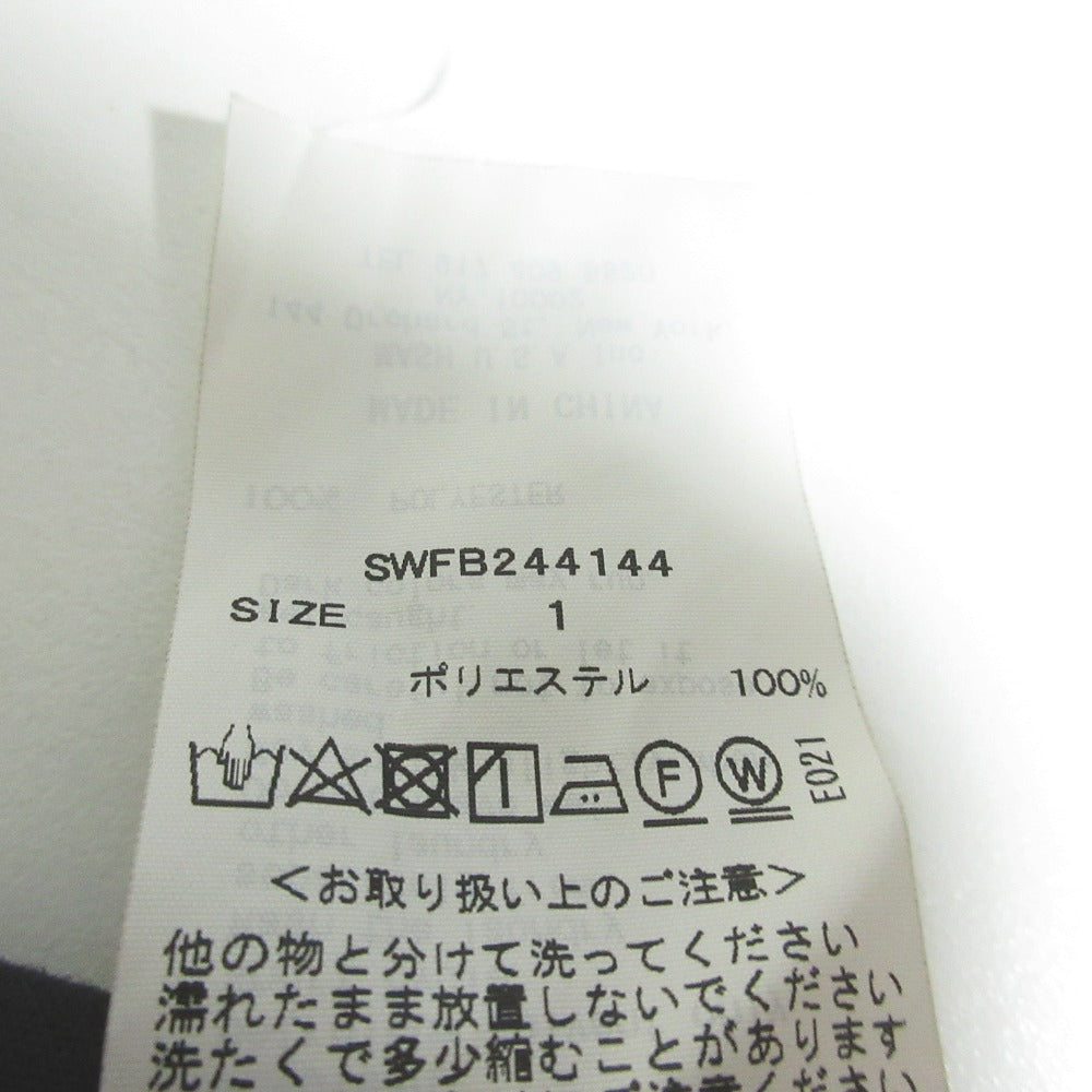 スナイデル ノースリーブティアードワンピース