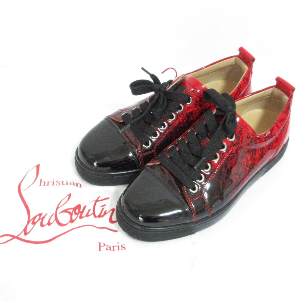 クリスチャン ルブタン ルイス ジュニア パテント スニーカー