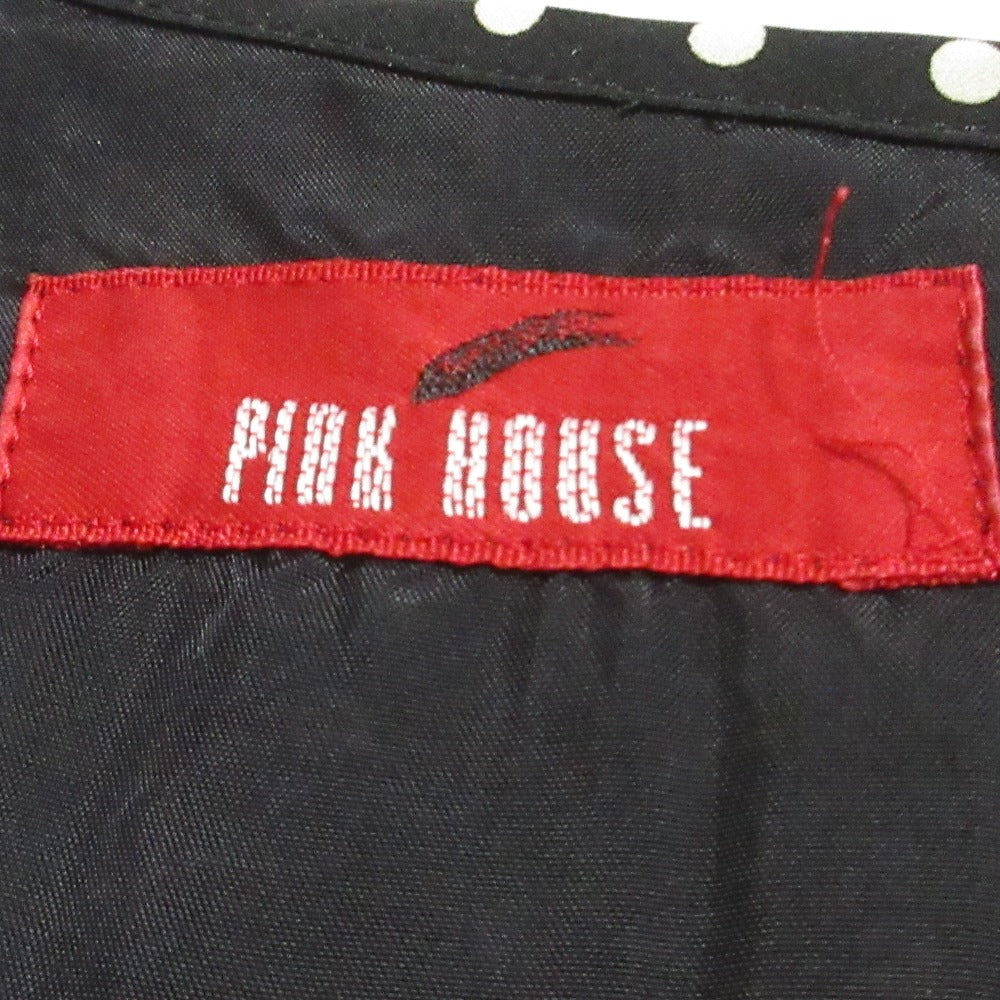 PINK HOUSE リボン ドット 半袖 ドレス